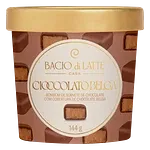 Bombom de Sorvete Cioccolato Belga Bacio Di Latte Casa Pote 144g