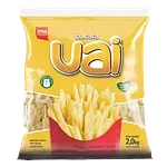 Batata Pré-Frita Palito Congelada Uai 2kg Pacote