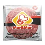 Hamburguer Mar e Mar 90g Bovino .