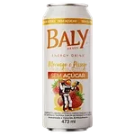 Energético Morango e Pêssego Das Galáxias Zero Açúcar Baly Lata 473ml