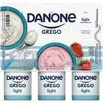 Iogurte Danone Grego 510gr Light Org Morango