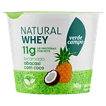 Iogurte Verde Campo Whey 140g 11 Abacaxi C/ Coco