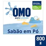 Lava Roupa Po Omo 800g Puro Cuidado .