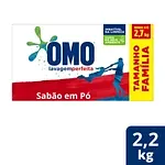 Lava Roupa Po Omo 2,2kg Lavagem Perf
