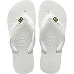 Sandalia Havaianas Brasil Branco .