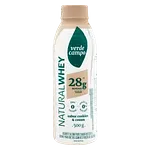 Iogurte Desnatado Sabor Cookies & Cream Zero Lactose Verde Campo Natural Whey 500g Garrafa