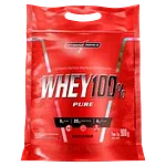 Suplemento Proteico Pó Morango Integralmedica Whey 100% Pure Pouch 900g