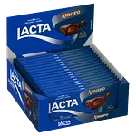 Chocolate Meio Amargo 40% Cacau Lacta Amaro Pacote 80g