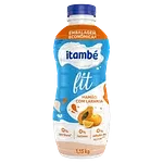 Iogurte Desnatado Zero Lactose Sabor Mamão com Laranja Itambé Fit Garrafa 1,15kg Embalagem Econômica