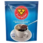 Cafe Tres Coracoes 40g Soluvel Sach Granulado Desca