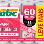 Papel Higiênico F/S Abc 60m com 12