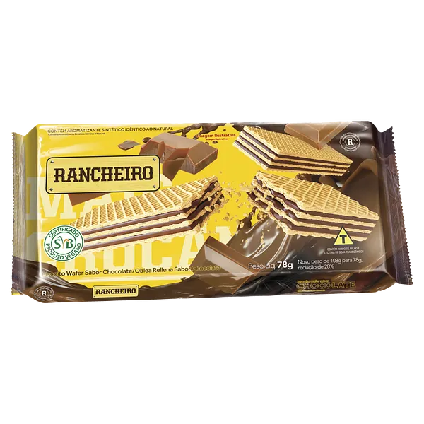 BISC WAFER RANCHEIRO 78G CHOC