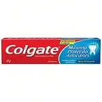 Creme Dental Colgate Máxima Proteção Anticáries Sabor Menta Refrescante Cx 50g