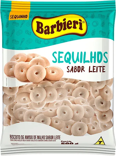 BISC SEQUILHOS BARBIERI 500G LEITE