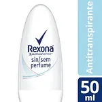 Desodorante Antitranspirante Roll On Rexona Sem Perfume 50ml