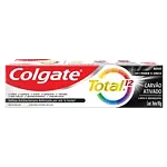 Creme Dental Carvão Ativado Colgate Total 12 Caixa 90g