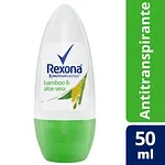 Desodorante Antitranspirante Feminino Rexona Roll-On Bamboo & Aloe Vera 50ml