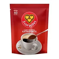 Café Solúvel 3 Corações 40g