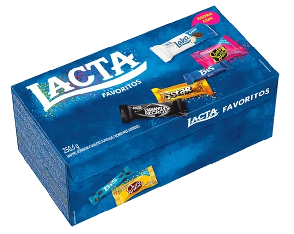 BOMBOM LACTA 250,6G FAVORITOS