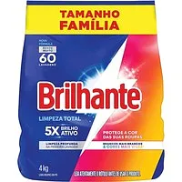 Detergente em Pó Brilhante Sc. 4Kg