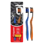 Escova Dental Macia Infusão de Carvão Colgate Zig Zag 2 Unidades