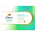 Sabonete Barra Chá Verde e Lírio Fresco Dove Cuidado Revitalizante Caixa 90g Edição Limitada Verão