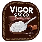 Iogurte Grego Flocos Vigor Loucos Por Flocos Pote 90g