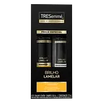 Kit Shampoo 350ml + Condicionador 175ml Tresemmé Brilho Lamelar