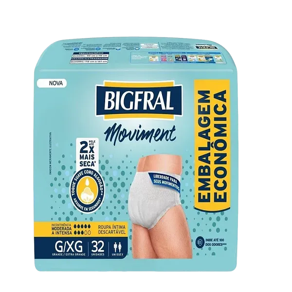 ROUPA INT BIGFRAL C/32 MOVIMENT G/XG