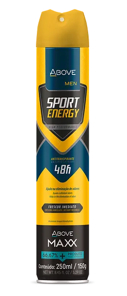 DESOD AER ABOVE 250ML MAXX SPORT ENERGY ME