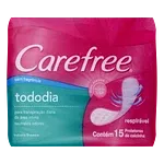 Protetor Diário Sem Abas Tododia Carefree 15 Und Pacote
