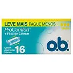 Absorvente Interno O.B. Procomfort Médio 16 Unidades