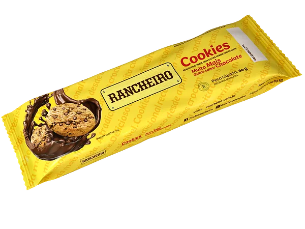 BISC COOKIES RANCHEIRO 60G BAUNILHA