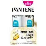 Kit Shampoo 400ml + Condicionador 175ml Pantene Brilho Extremo