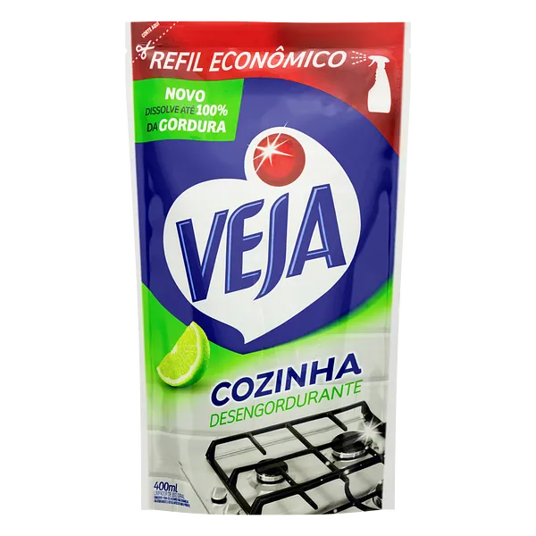 LIMP DESENG VEJA 400ML SACHE LIMAO