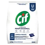 Limpador Pó Limpeza Pesada Cif Pro Pacote 2,4kg