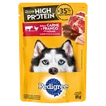 Ração Úmida High Protein Sabor Carne e Frango Pedigree 85g Sachê para Cães Adultos