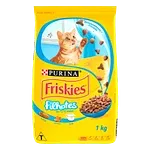 Alimento para Gatos Filhotes Purina Friskies Sabor Frango, Cenoura e Leite 1 A 12 Meses Pacote 1kg