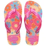 Sandália Havaianas Kids Flores Rosa 27/28