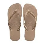 Sandalia Havaianas Top Tiras Rose Gold N 37 38