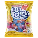 Bala com Recheio de Framboesa, Cereja e Laranja Dori Lua Cheia Frutas Pacote 600g