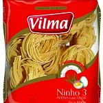 Macarrão Vilma com Ovos Ninho 3 Fetuccine 500g